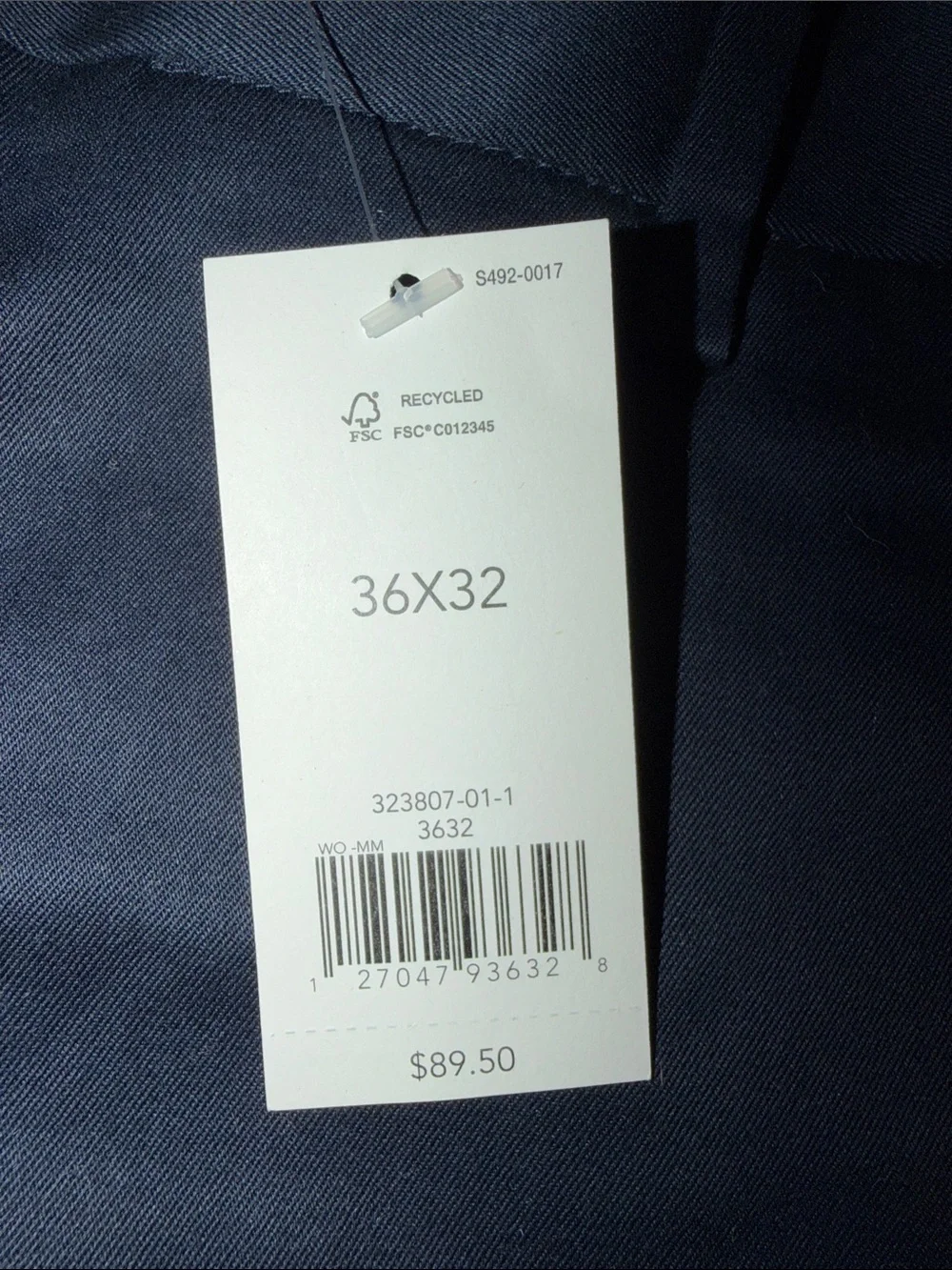 Banana Republic Men's Navy Classic Straight Non-Iron Dress Pants - NWT
